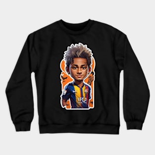 neymar brazil football Halloween Crewneck Sweatshirt